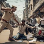 Lucknow Cop's Hooliganism: Youth Brutally Beaten on Pretext of Vehicle Check