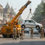 In Lucknow, No-Parking Now Means Crane! Vehicles Parked in These 8 Zones Will Be Immediately Seized, 16 Cranes Ready