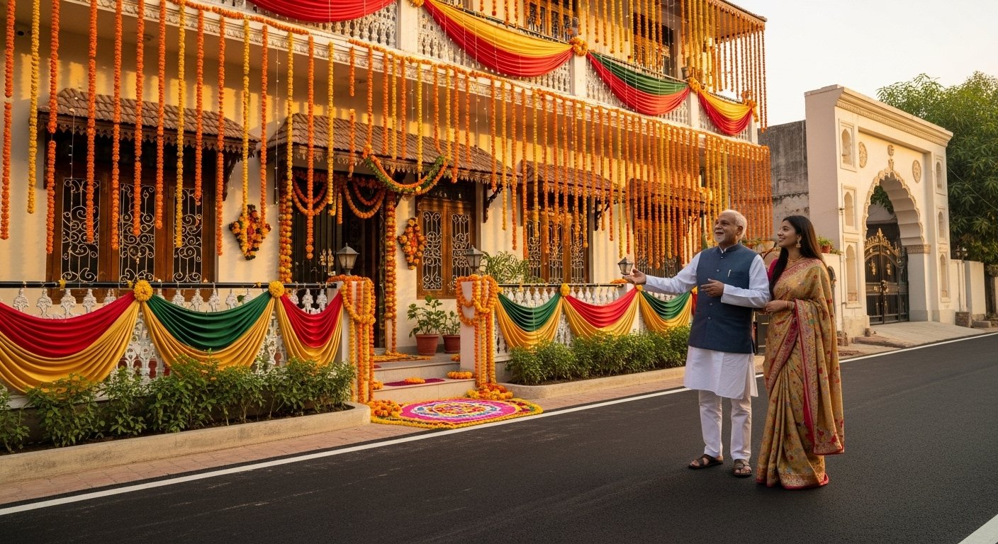 Preparations for Shubhanshu Shukla's grand welcome in Lucknow: House decorated, new road built; family members' joy knows no bounds