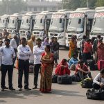 Bus Services Halted in Lucknow: Roadways Staff Protest Against Illegal Taxis at Awadh Bus Station, Passengers Inconvenienced