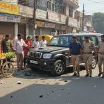 Speeding Rampage in Lucknow: Out-of-Control Scorpio Mows Down Several, Driver Arrested