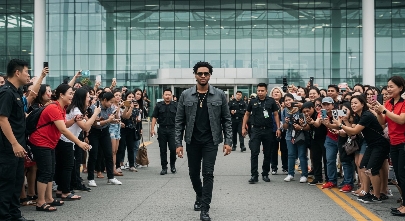 Shumbhanshu Shukla's Unique Style at Lucknow Airport: Crowd Gathers on Road to Watch, Video Goes Viral
