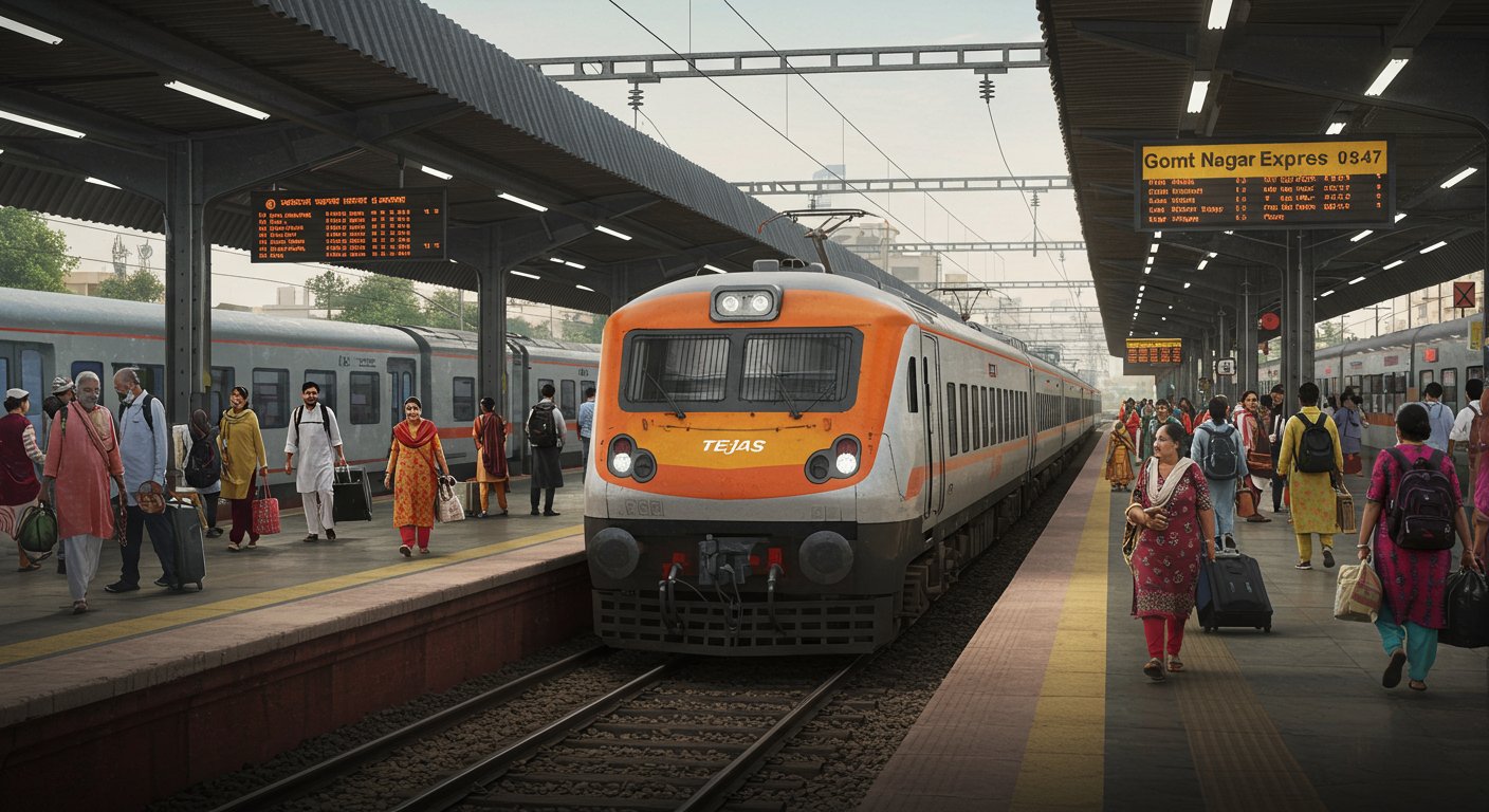 Lucknow: Tejas-Pushpak Express to Run from Gomti Nagar, Direct Train to Janakpur; Major Convenience for Passengers