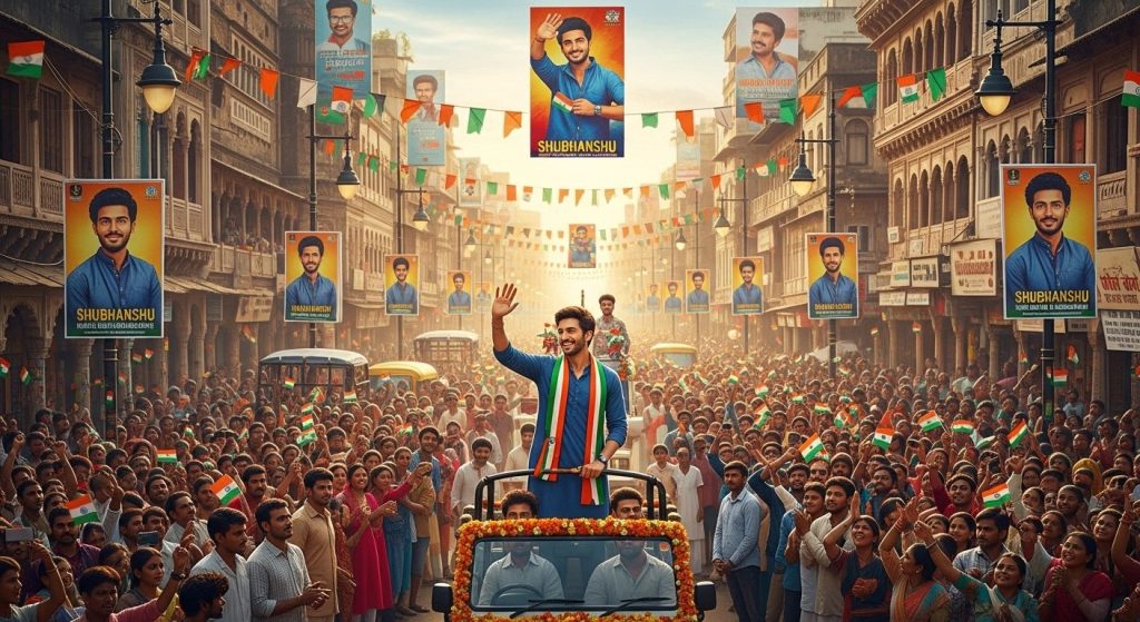 Lucknow: Nation's hero Shubhanshu to return tomorrow, posters put up across the city; won't be able to stay at his home tonight due to this reason.