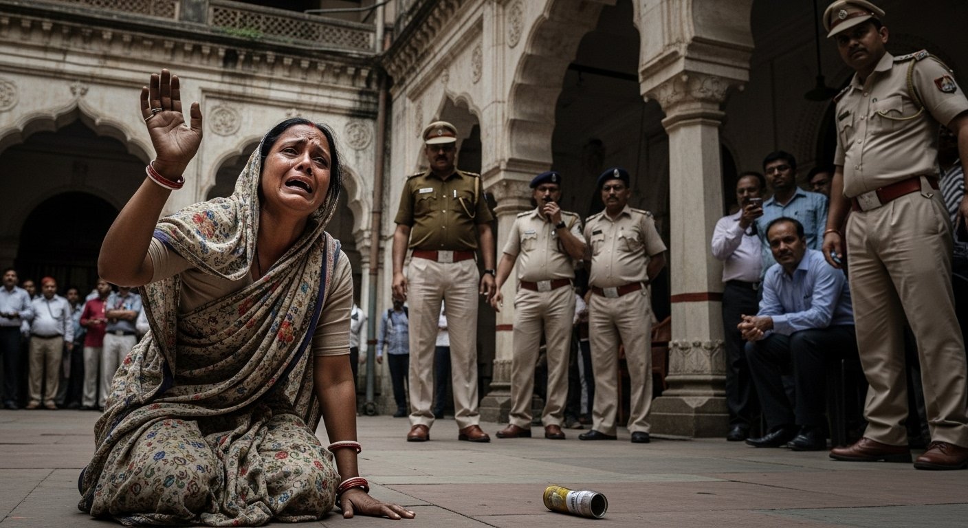 Lucknow: Woman Attempts Self-Immolation on Samadhan Diwas, Levels Serious Accusations Against Police for Inaction