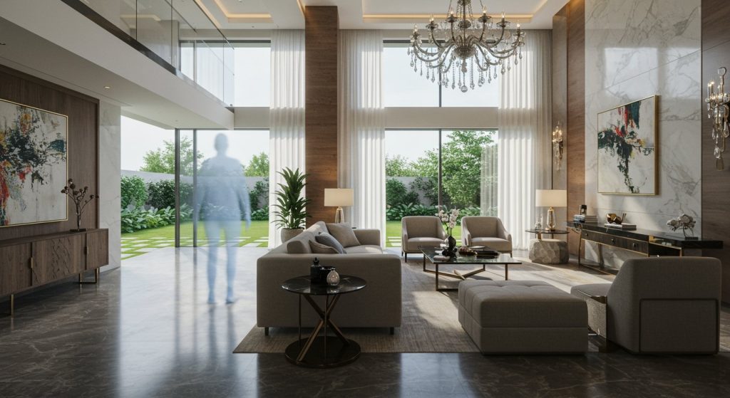 Luxurious House for Sale at 6 Crore, 'Ghost' Seen in Photo! Viral Post Leaves People Scared and Surprised.