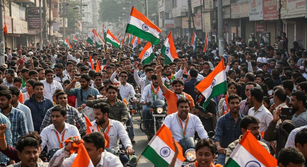 Agra's 'Maa Tujhe Pranam' Tricolor Bike Rally Ignites Patriotism, Draws Huge Crowds