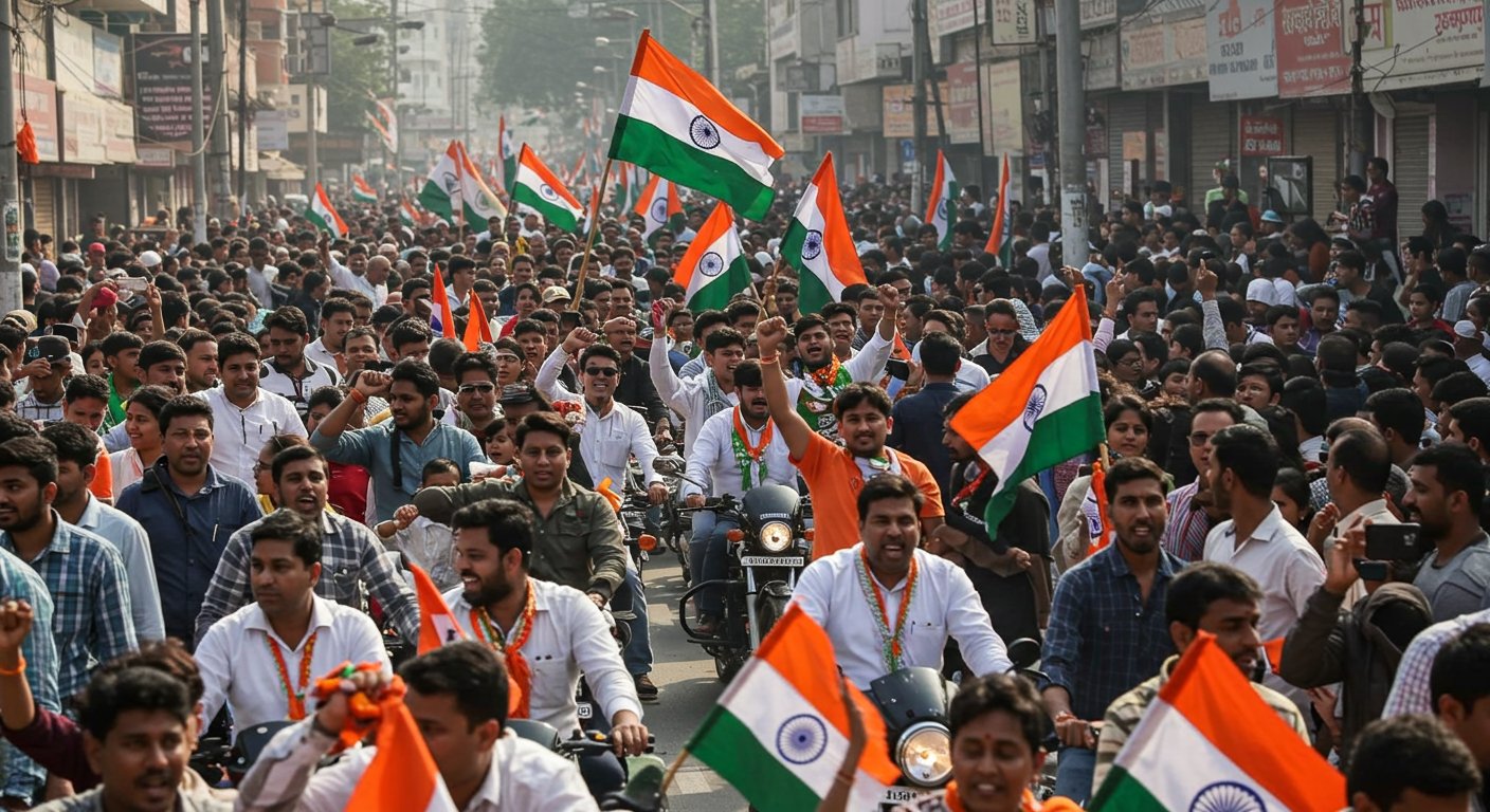 Agra's 'Maa Tujhe Pranam' Tricolor Bike Rally Ignites Patriotism, Draws Huge Crowds