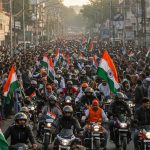 Patriotic Wave Sweeps Meerut: 'Maa Tujhe Pranam' Tricolor Bike Rally Ignites New Enthusiasm and Passion