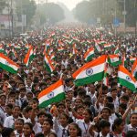 Independence Day Celebration: 'Maa Tujhe Pranam' Echoes from 'Walk for Unity' in Bareilly as Thousands of Children Wave the Tricolor