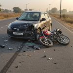Mahoba's Horrific Road Accident: Bike Dragged 50 Meters by Car, Elderly Man Dies a Tragic Death
