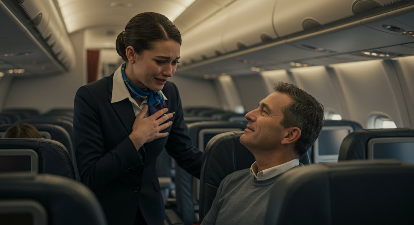 Air Hostess Moved By Passenger's Generosity, Video Goes Viral