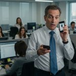 Manager's mobile phone ban in office backfired, he himself got caught by the rule!