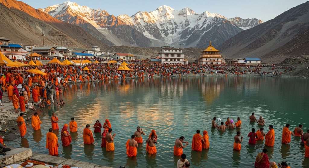 Grand Start of Manimahesh Yatra: 90,000 Devotees to Perform Royal Dip Today; Fines for Littering, Deposit Scheme Implemented on Plastic-Packaged Food