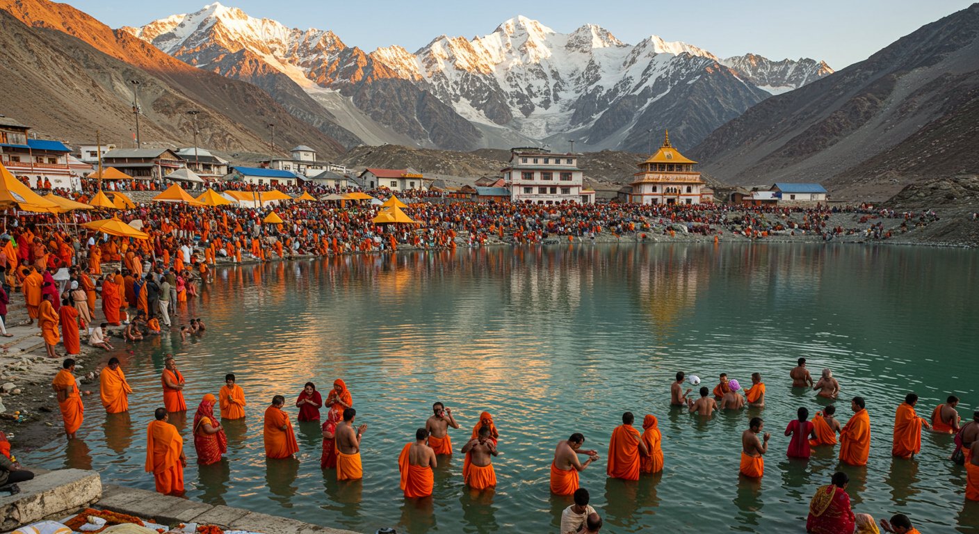 Grand Start of Manimahesh Yatra: 90,000 Devotees to Perform Royal Dip Today; Fines for Littering, Deposit Scheme Implemented on Plastic-Packaged Food