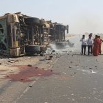 Rampage of Death in Mathura: Out-of-control truck claims three lives, road stained with blood due to an error.