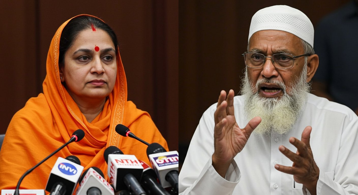 Maulana Shahabuddin Razvi Enraged Over Sadhvi Prachi's Statement: Serious Allegation Of 'Spreading Hatred' Leveled, Know The Full Story