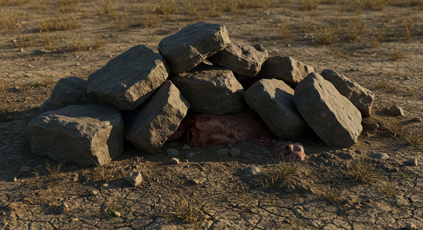 Uttar Pradesh: Sumit left home on a call, leaving his food; his mutilated body was found crushed under stones.