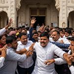Meerut: MLA and MLC stopped at Vilveshwarnath Temple; scuffle, then uproar erupted