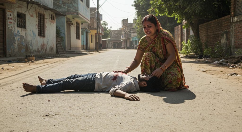 Bloody Play in Meerut: Youth Shot Dead in Broad Daylight; Wife Alleges 'Brother Killed Him For Property'