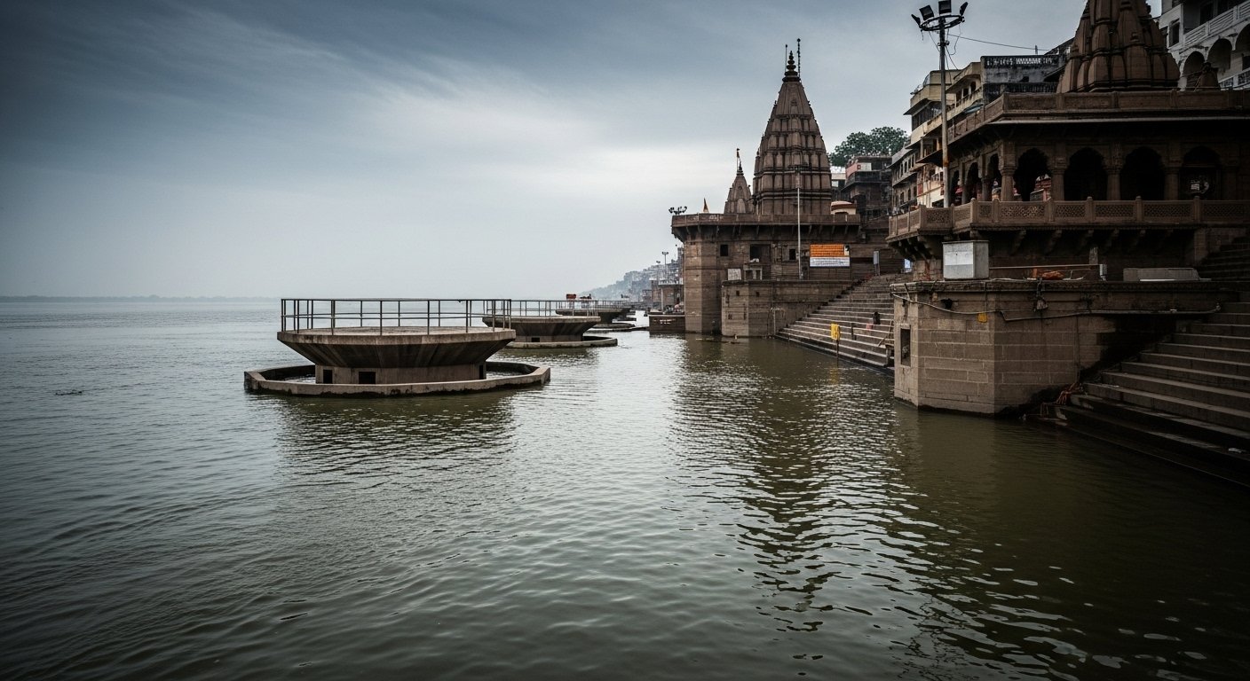Ganges Rages in Varanasi: Water Level Rises 5 Meters in 9 Days, Namo Ghat Closed, Water Reaches Vishwanath Temple