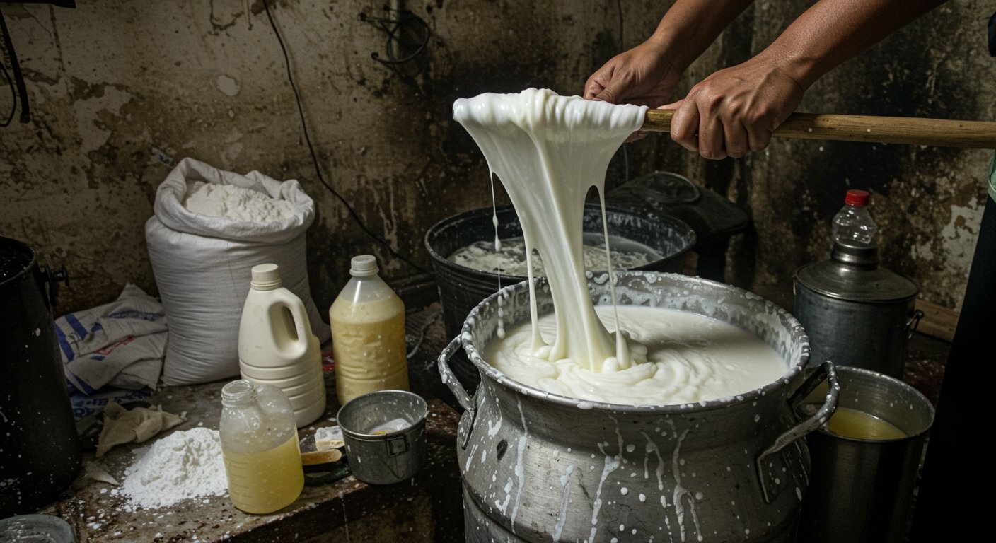 Not Milk, It's Poison! Counterfeit Milk Racket Operating From Home, Deadly Beverage Made Using These Ingredients.