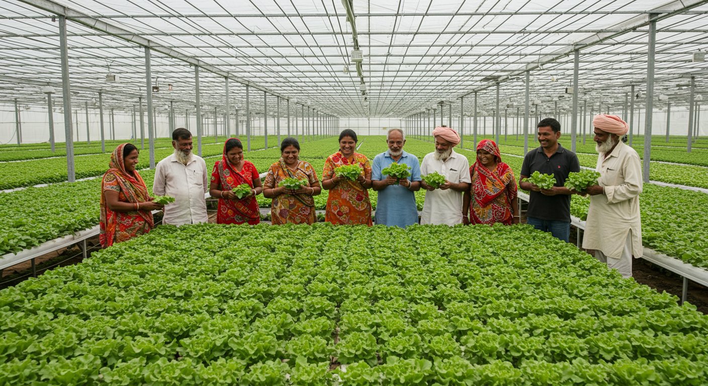 Agricultural Revolution in UP: 1.5 Million Disease-Free Vegetable Seedlings Being Produced with Israeli Technology, Farmers to Prosper