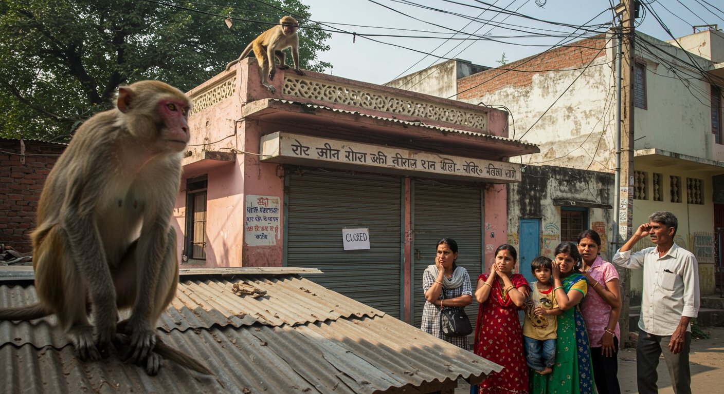 Horrific monkey menace in Chandauli: 30 people injured in 20 days, coaching centers closed due to attacks on children.