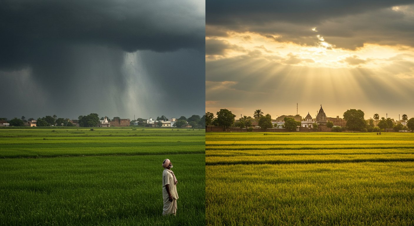 Big Update on UP Monsoon: Rain to Decrease from Tomorrow; Know Which Districts Are on Alert and the Full Forecast