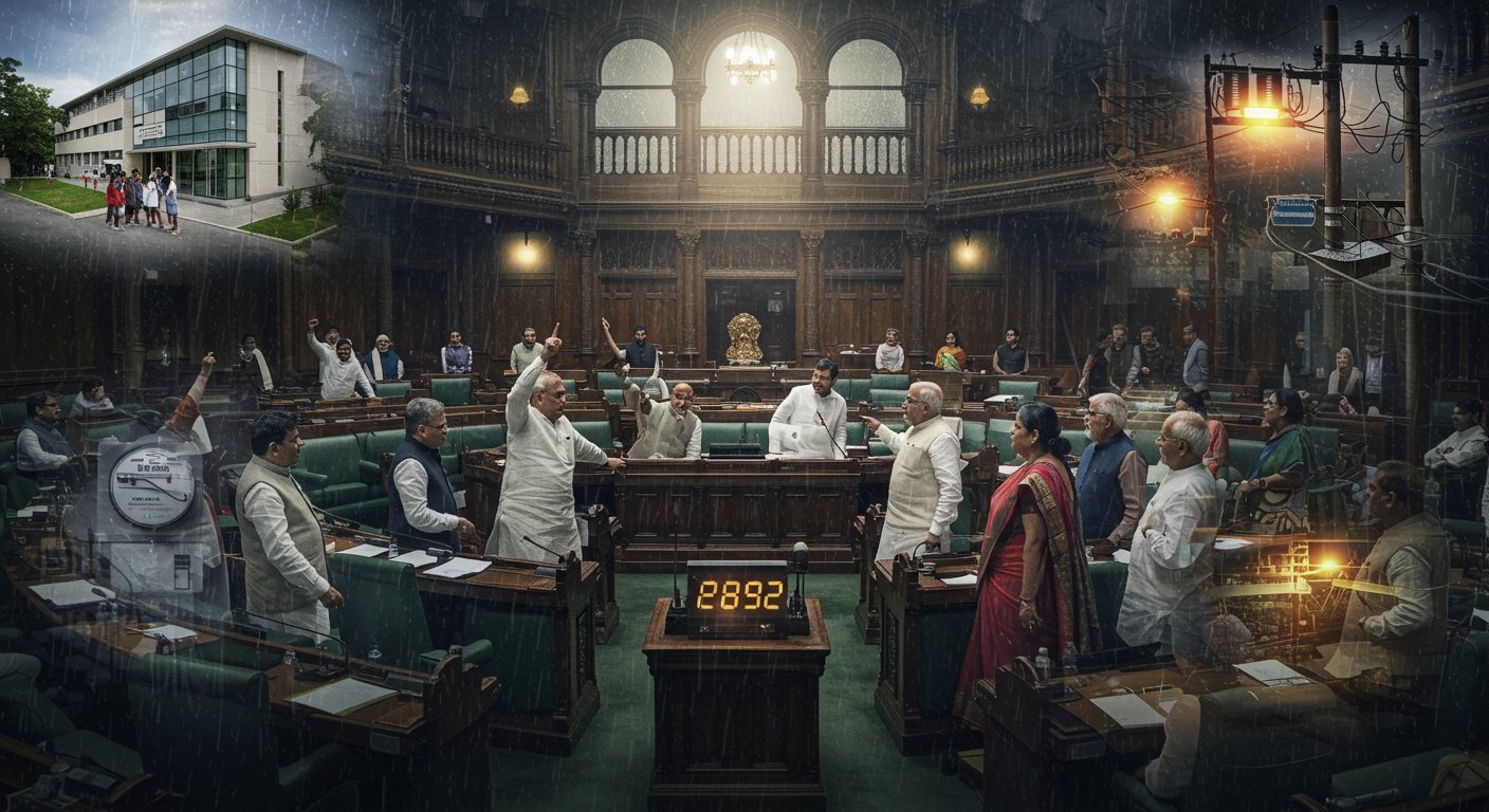 UP Assembly Monsoon Session Kicks Off Today: School Mergers, Power Privatization to Spark Uproar; Fiery Debate Expected in House!