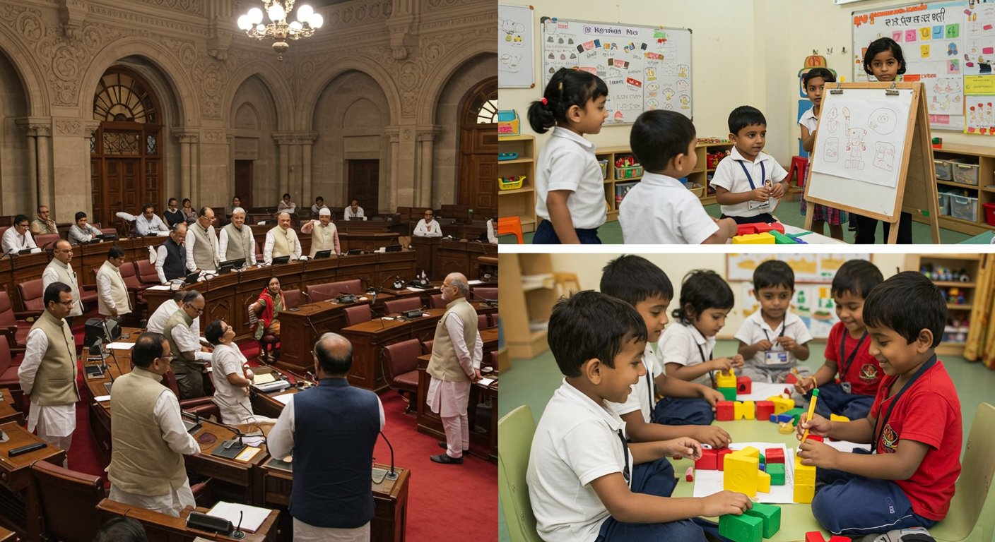 Politics Heats Up Over School Merger in UP, Education Minister Says '3,500 Play Schools Started'