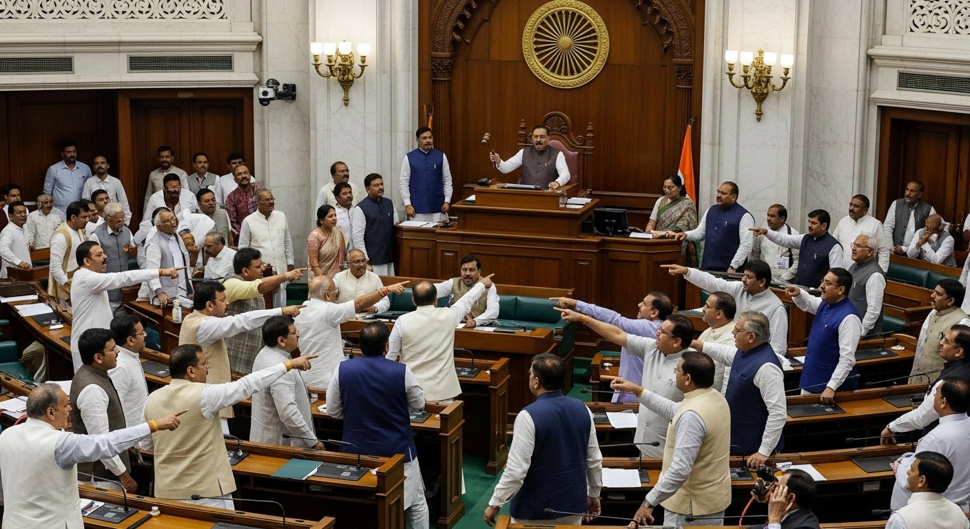 Uproar in UP Assembly over Fatehpur Tomb-Temple Dispute: Swatantra Dev said, 'Tell by swearing on your wife'