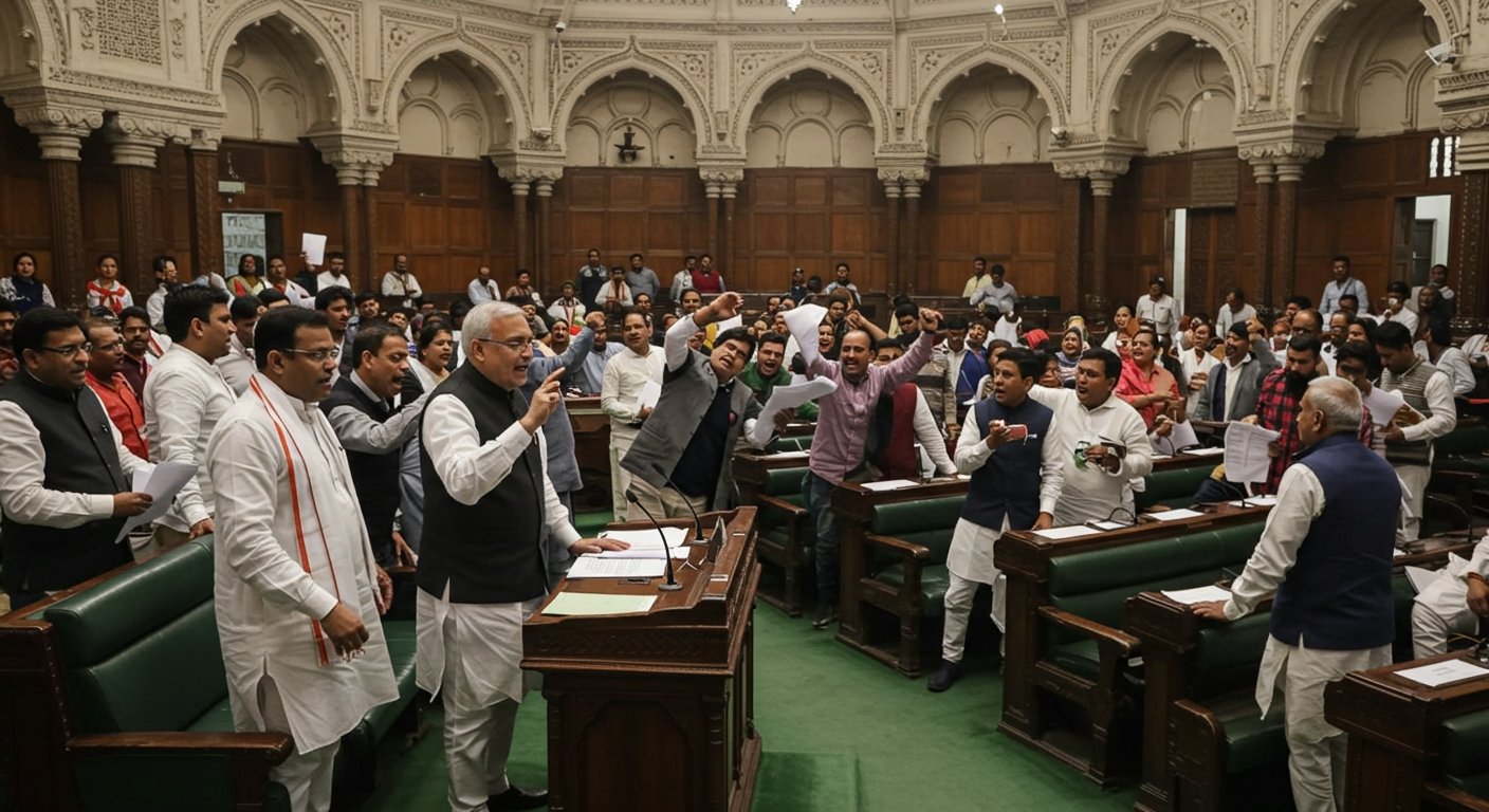 Sitapur Journalist Murder: Heated Debate in UP Assembly, Suresh Khanna Says - 'Killers Are Connected to SP'