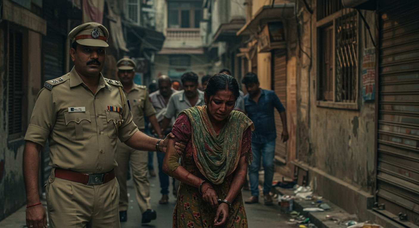 Moradabad: Major Police Action Against Flesh Trade Gang, Shalini Arrested, Gang Leader Pinky Sought, Five Apprehended In Encounter