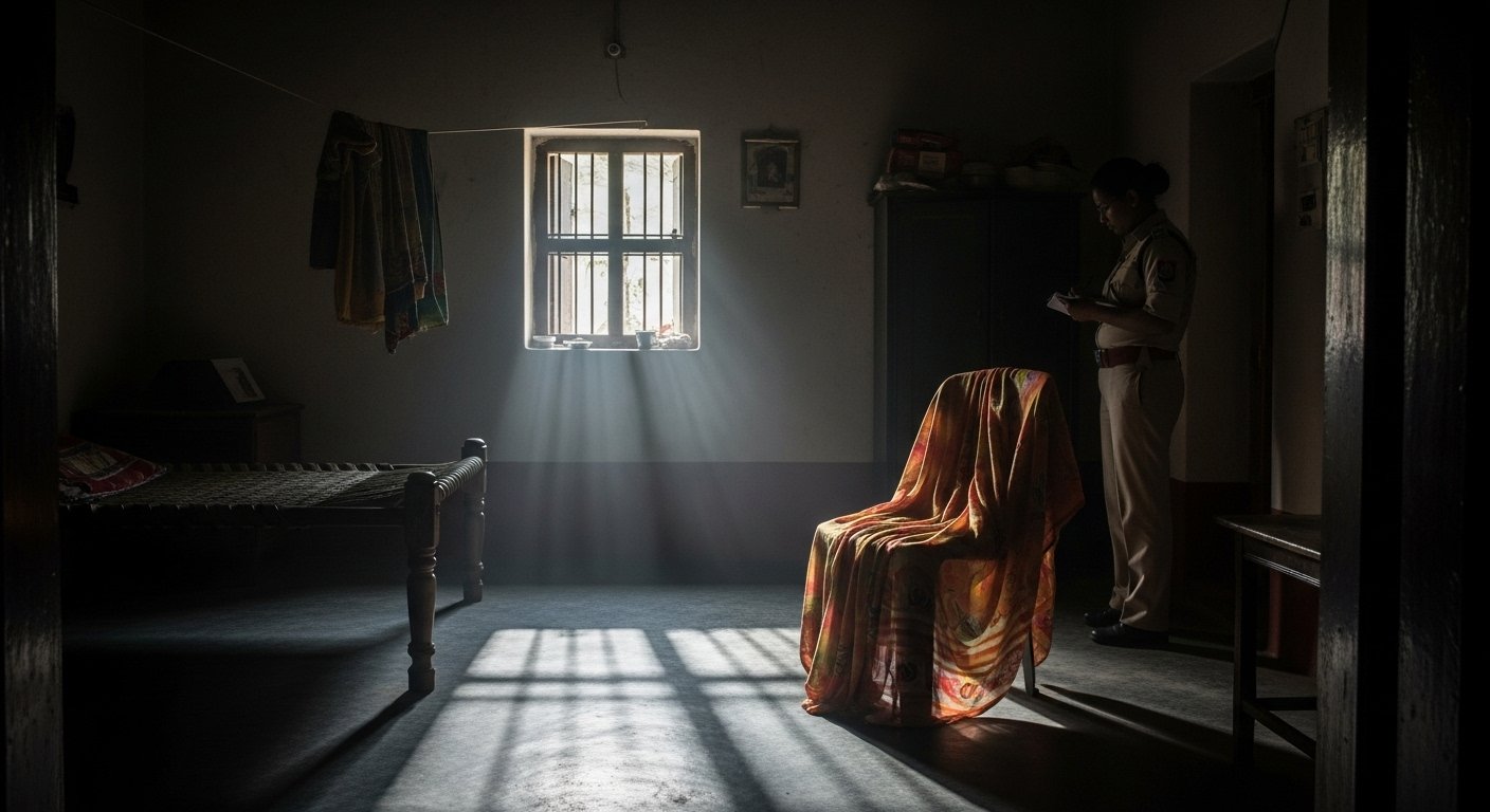 Moradabad: Woman married 12 years ago hangs herself in Mundhapande, police investigate.
