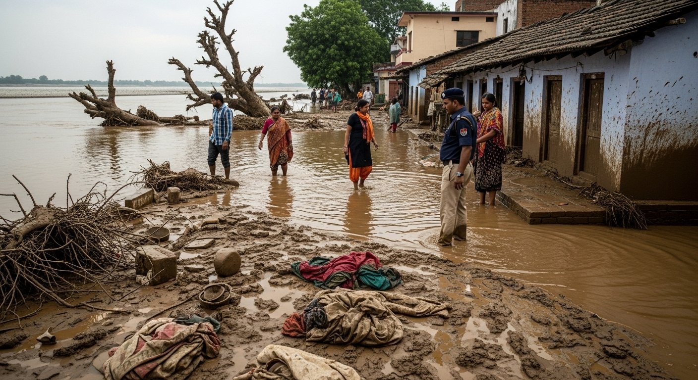 Flood Havoc in Moradabad: 9 Dead Including Constable, Ramganga-Gagan Water Levels Recede, Hope for Relief