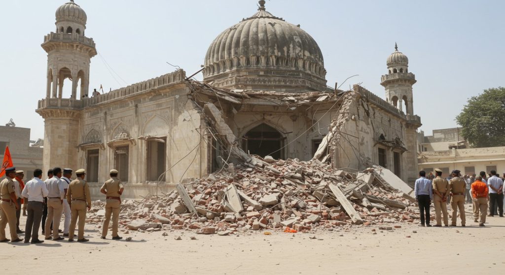Unauthorised Mosque Demolished in Moradabad, Case Filed Against 29 People: Know the Full Story