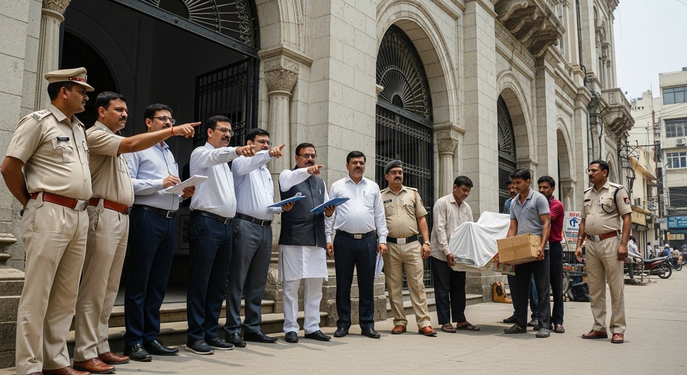 Moradabad: Municipal Corporation cleared former MLA's 15-year-old encroachment, freeing government property worth three crore.
