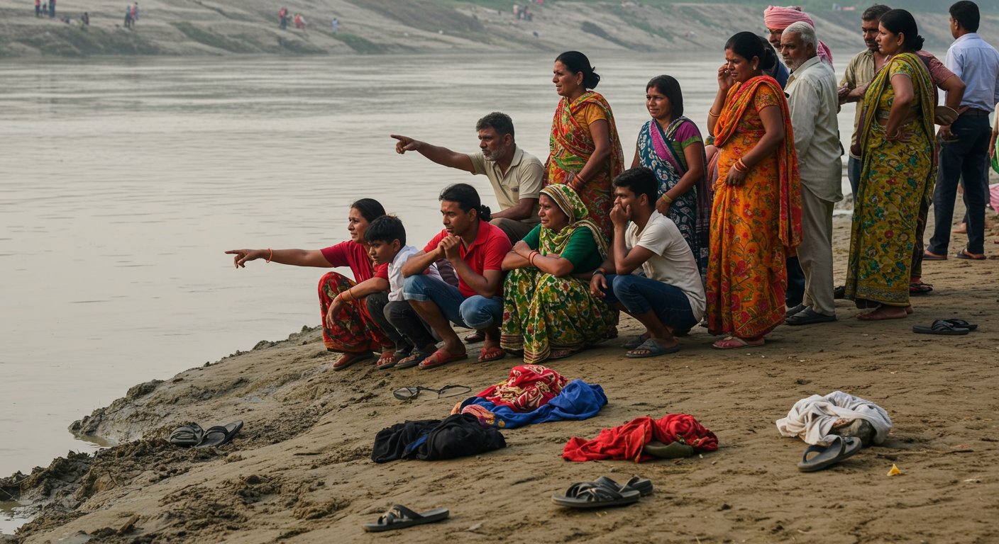 Heart-wrenching incident in Moradabad: Two teenagers drown while bathing in Gagan River.