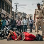 Moradabad: Woman Falls from Bike During Checking, Sub-Inspector and Constable Suspended, Questions Raised Over Police Action