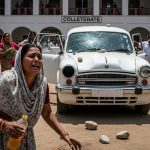 Moradabad: Woman Creates High-Voltage Drama at Collectorate, Pelts Stones at ADM's Vehicle, Attempts Self-Immolation