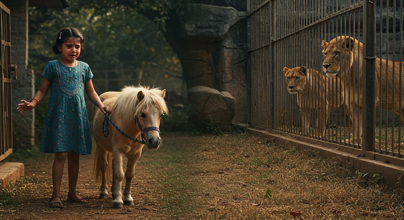 Mother Donates Daughter's Pet Pony to Zoo, It Becomes Lion Fodder: Nationwide Uproar!
