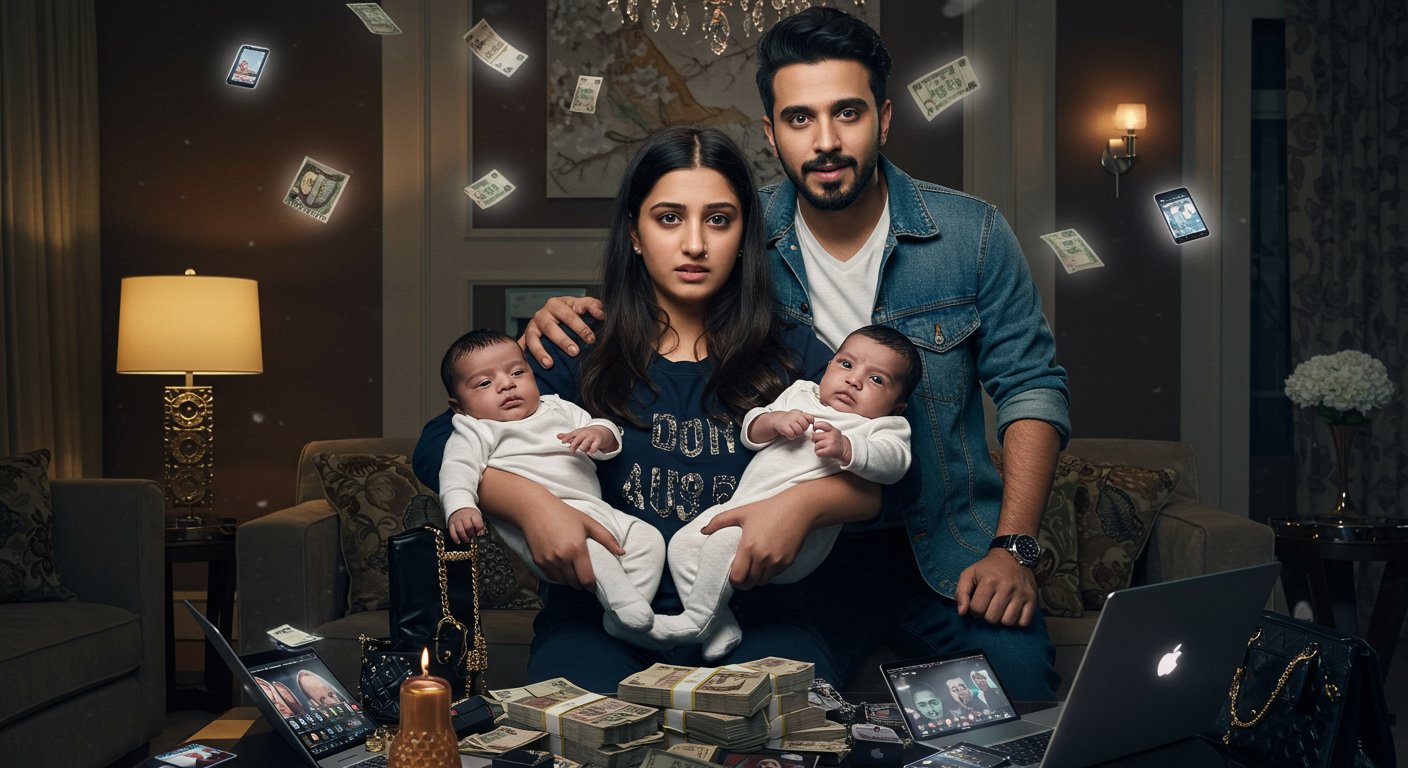 16-year-old girl becomes mother of twins, trends online for multi-crore scheme with husband