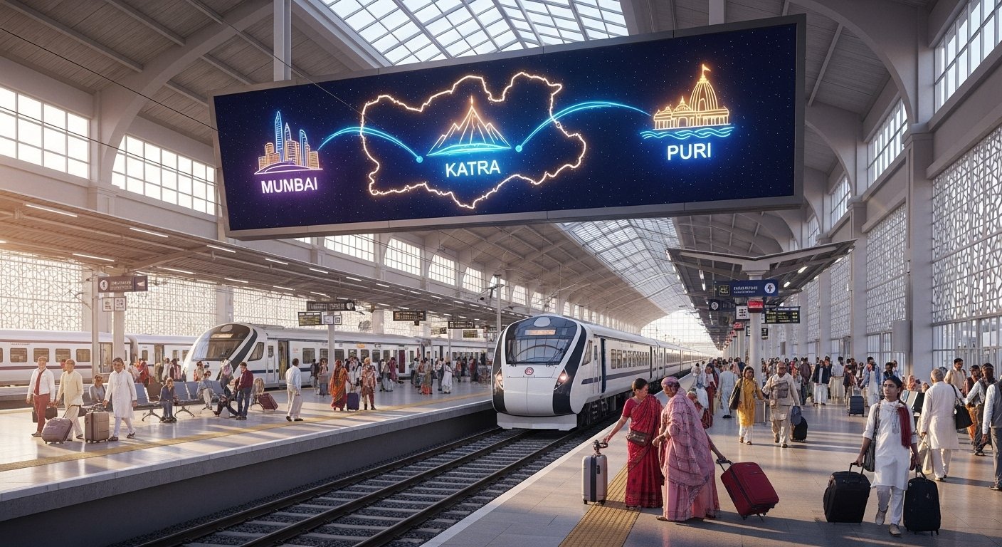 New Trains to Mumbai, Katra, and Puri to Start From This UP Station; Massive ₹600 Crore Spent on Station Upgrade!
