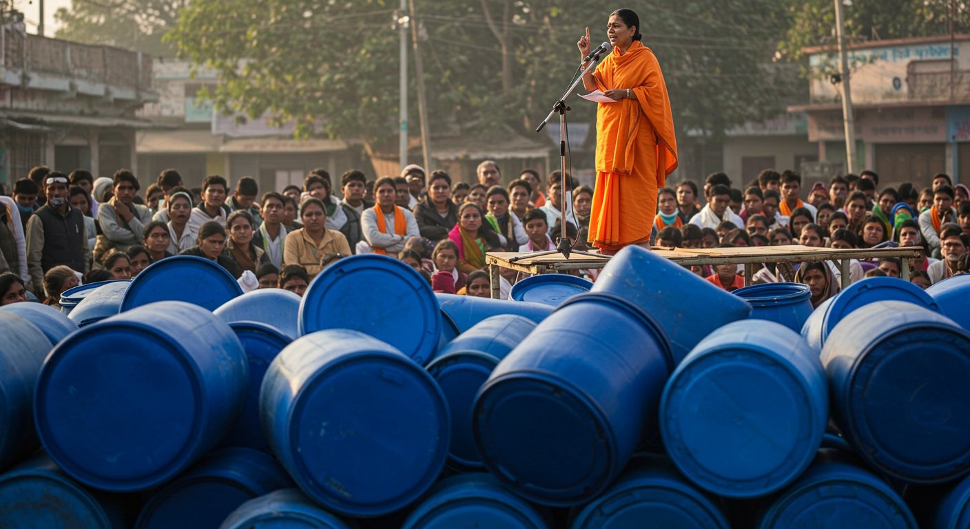 Sadhvi Prachi's Controversial Statement in Muzaffarnagar: 'Girls with five boyfriends will not be able to settle down, they will be filled in blue drums'