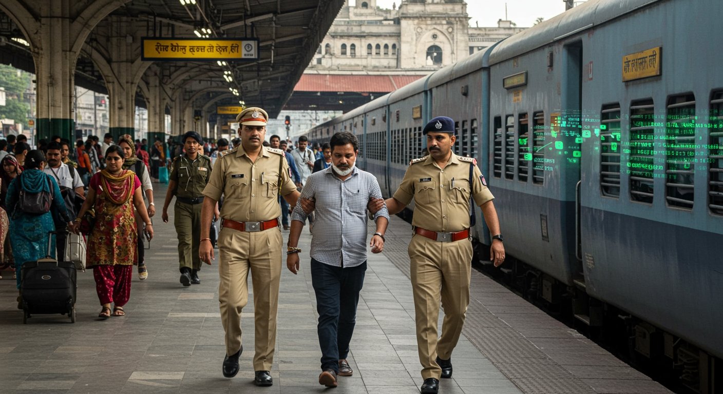 Varanasi: Nasir Arrested for Giving False Bomb Information at Station, Rs 98,500 Cyber Fraud Also Uncovered