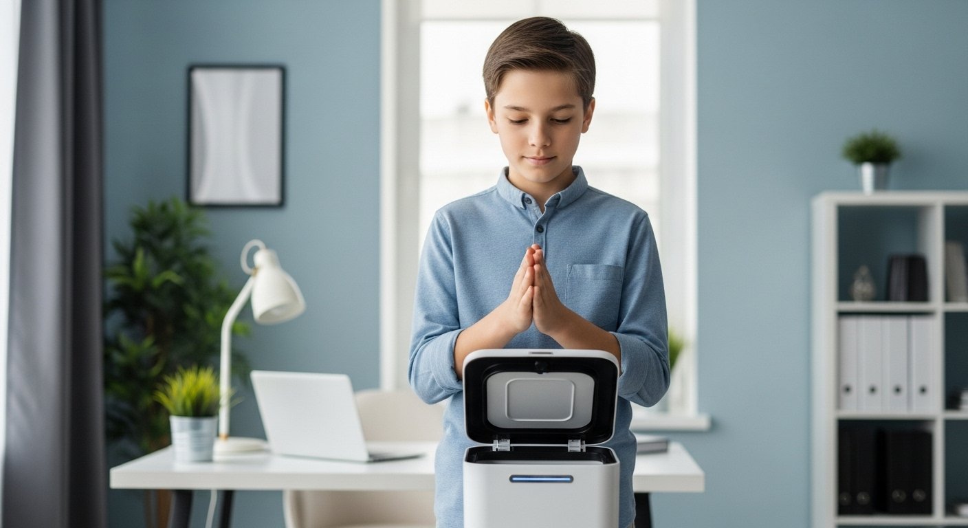 Clap to Dispose of Waste! A 14-Year-Old Boy's Amazing Invention Useful for Both Home and Office.