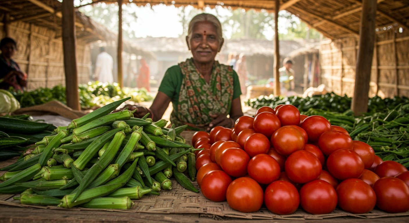In Chhattisgarh, 'Bhindi' is 'Ramkelia', 'Tomato' is 'Patal'! These unusual names for vegetables have gone viral.