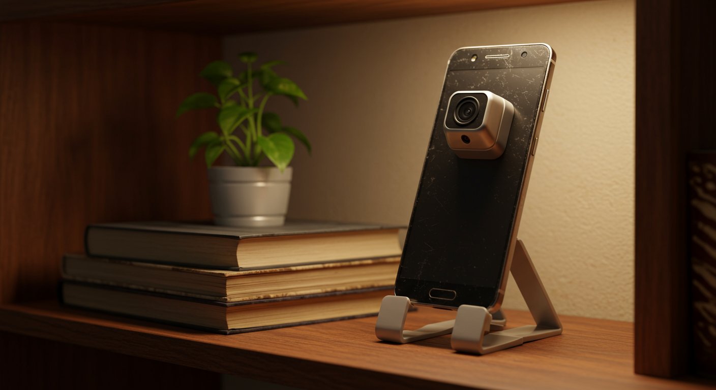 Old Phones Are Almost Worthless, But Can Easily Be Converted Into CCTV For Free.