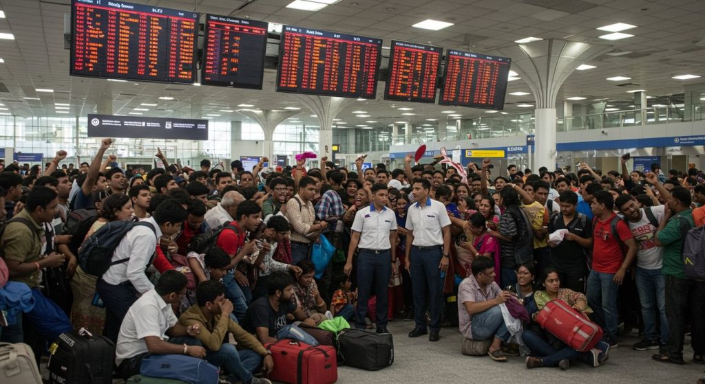 Indigo Flights Delayed in UP, Passengers Furious, Major Commotion; Company Apologizes